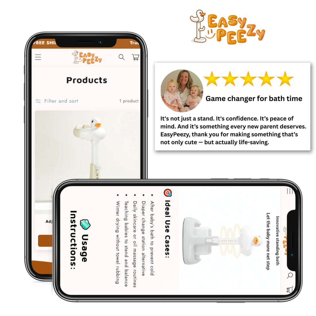 💡 EasyPeezy: More Than Just a Bath Stand