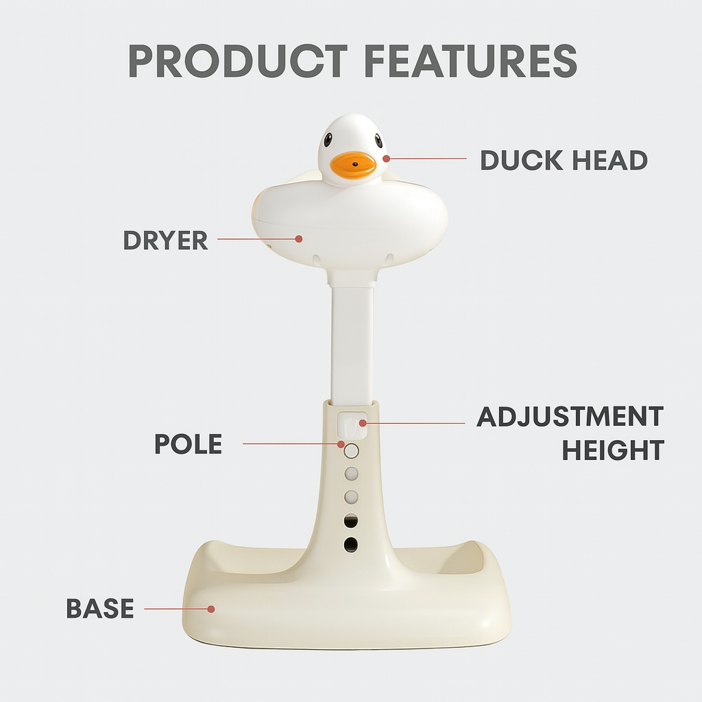 Adjustable Height Baby Shower Stand