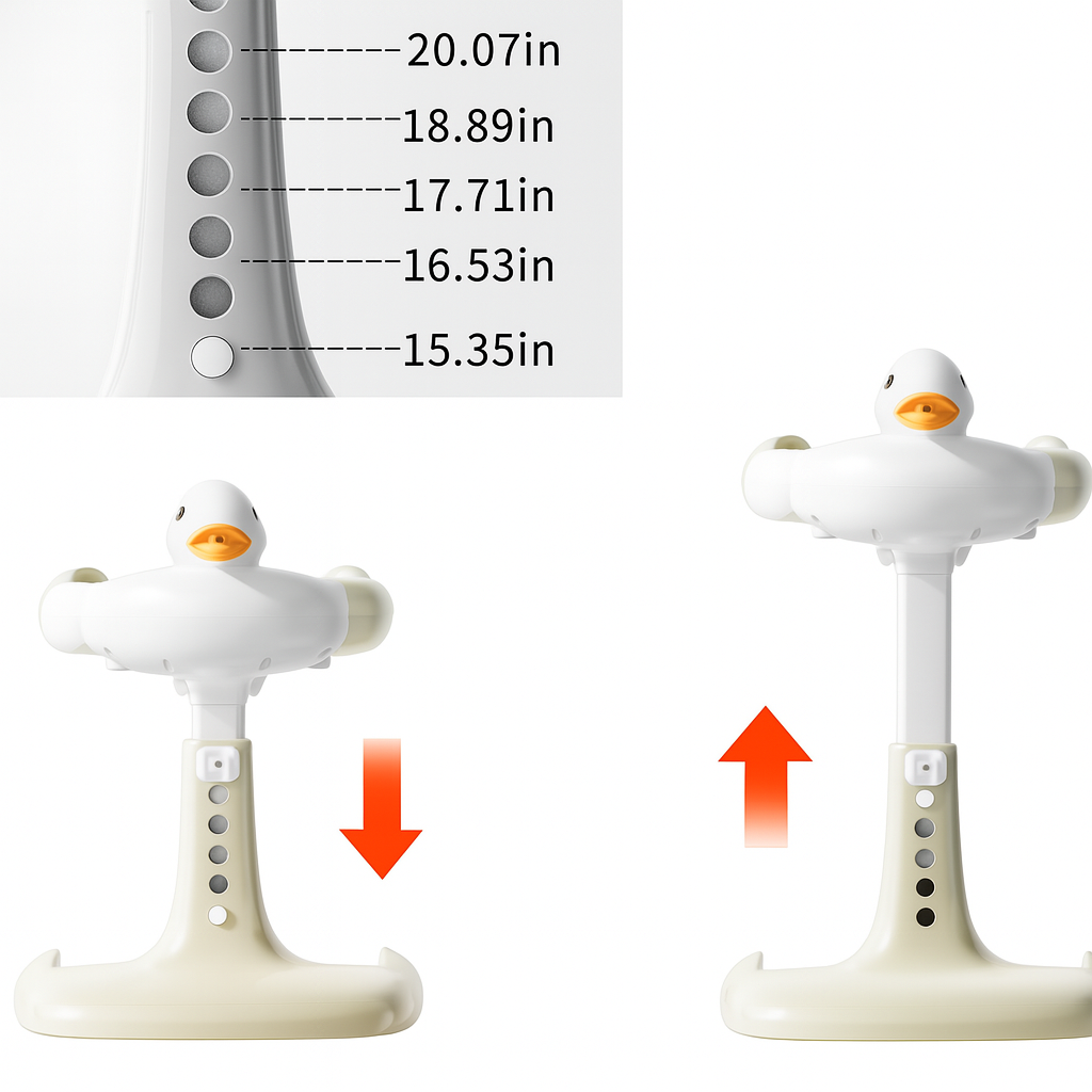 Adjustable Height Baby Shower Stand